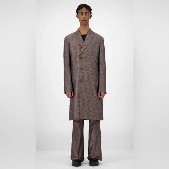 NEW Daily Paper Brown Kayson Coat Brown, Mens Jackets Size L New w/Tag $175 - Picture 2 of 7